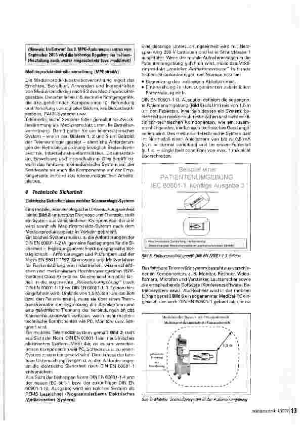 Vorschauseite 4: Teleneurologie und MPG Sicherheitsstandards