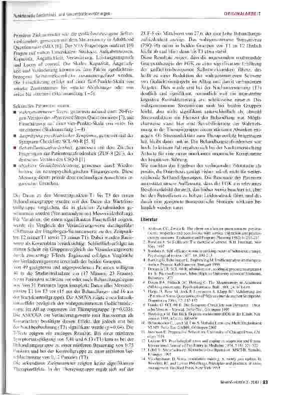 Vorschauseite 5: Funktionelle Gedächtnisund Konzentrationsstörungen