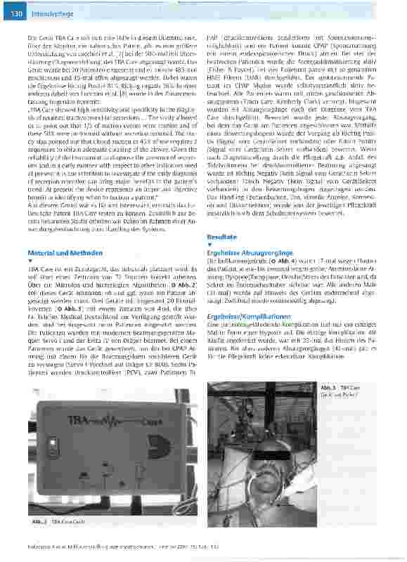 Vorschauseite 3: Indikationsstellung zum endotrachealen Absaugen mit TBA Care®