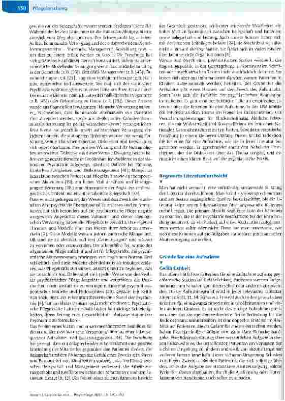 Vorschauseite 2: Gründe für eine Aufnahme und ihre Bedeutung für das Wesen der stationären akutpsychiatrischen Pflege