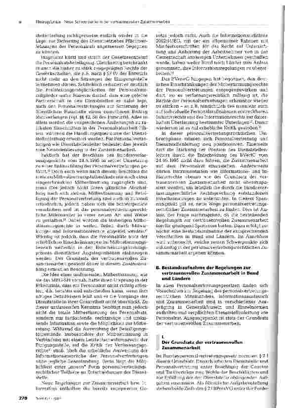 Vorschauseite 2: Neue Schwerpunkte in der vertrauensvollen Zusammenarbeit