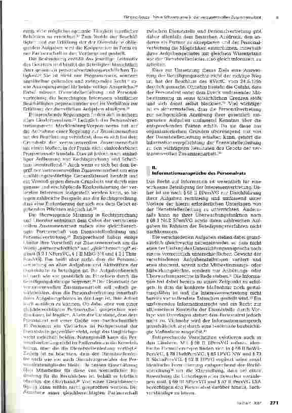 Vorschauseite 3: Neue Schwerpunkte in der vertrauensvollen Zusammenarbeit