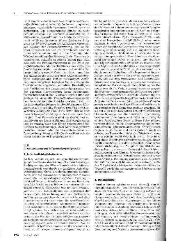 Vorschauseite 6: Neue Schwerpunkte in der vertrauensvollen Zusammenarbeit
