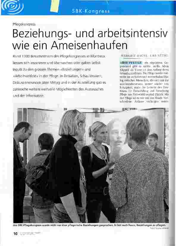 Vorschauseite 1: Beziehungsund arbeitsintensiv wie ein Ameisenhaufen