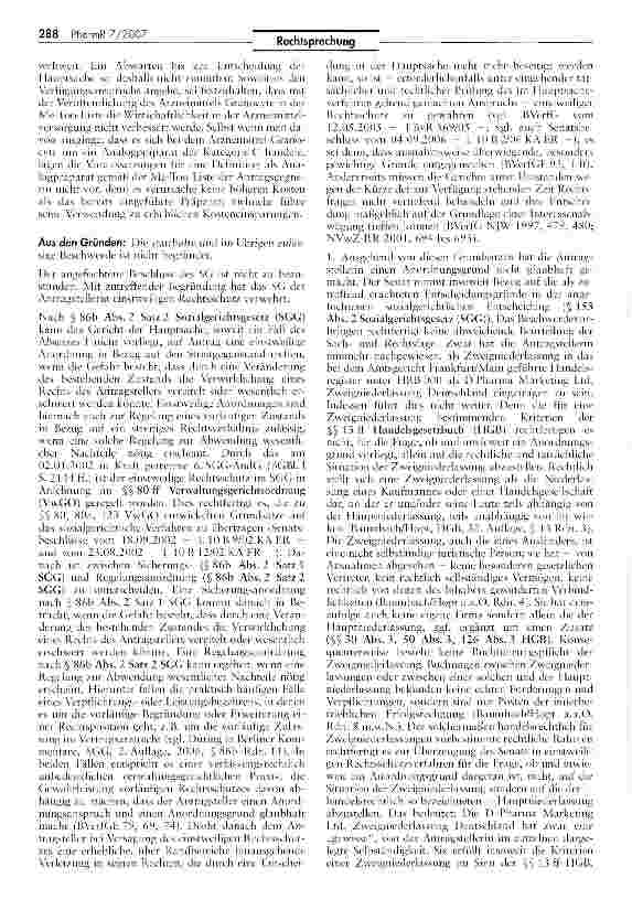 Vorschauseite 4: Das Medikament Granocyte darf als Analogpräparat auf einer im Internet zugänglichen Liste geführt werden