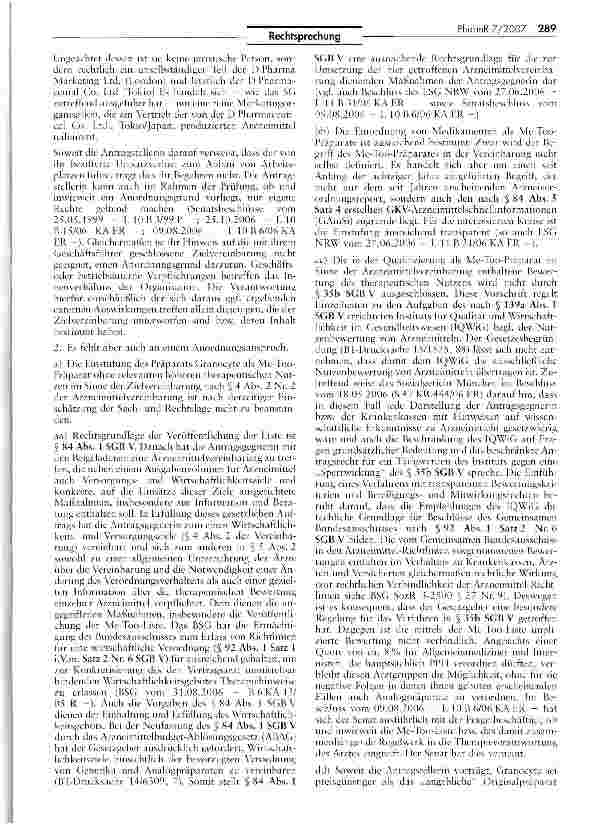 Vorschauseite 5: Das Medikament Granocyte darf als Analogpräparat auf einer im Internet zugänglichen Liste geführt werden