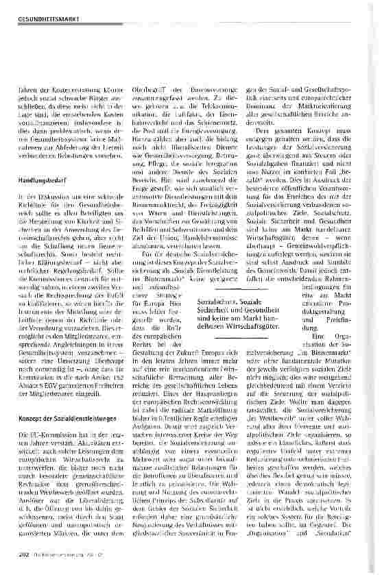 Vorschauseite 3: Europäische Gesundheitsagenda - von falschen Strategien und richtigem Mehrwert