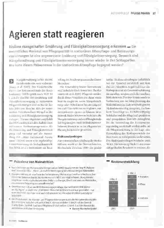 Vorschauseite 1: Agieren statt reagieren