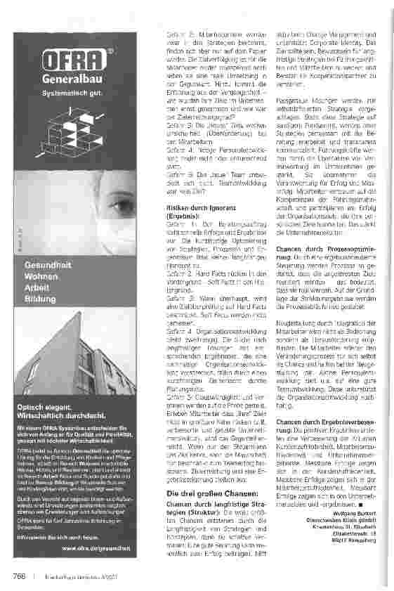 Vorschauseite 2: Die Verantwortung trägt immer das Management