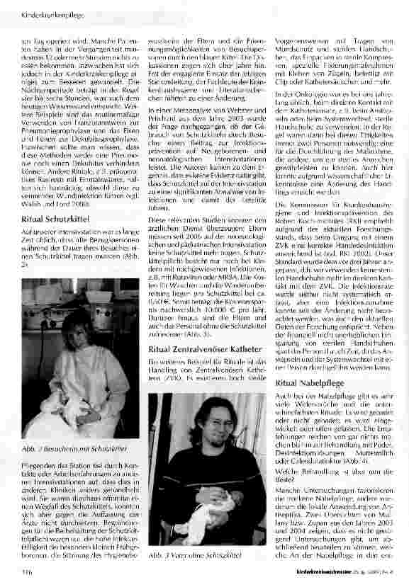 Vorschauseite 2: Rituale in der Kinderkrankenpflege -Chancen und Grenzen