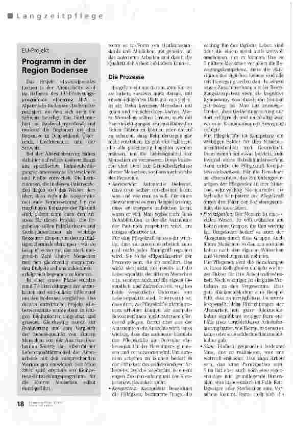 Vorschauseite 3: Das Richtige tun für echte Lebensqualität