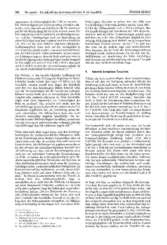 Vorschauseite 4: Die Zukunft des Kenntnisgrundsatzes in der Sozialhilfe