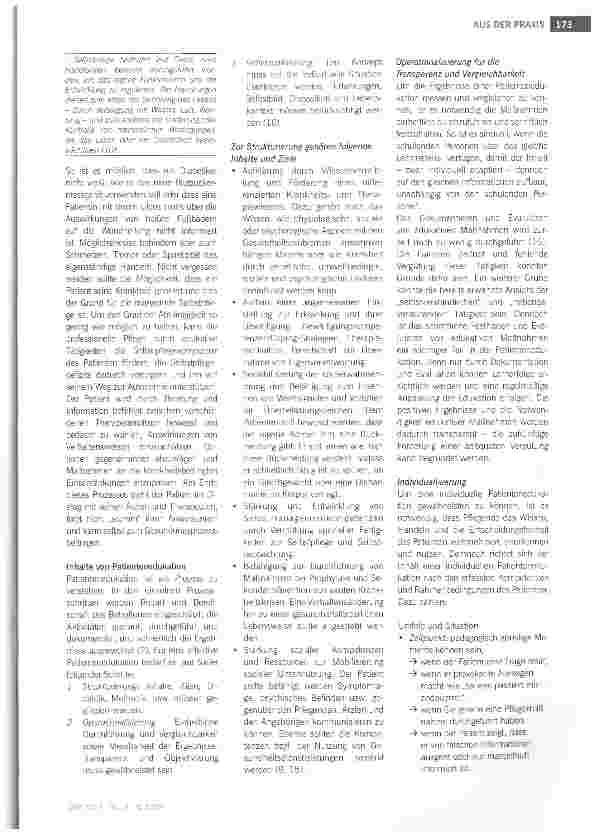 Vorschauseite 2: Patientenedukation in der Wundtherapie -eine Aufgabe für die professionelle Pflege?