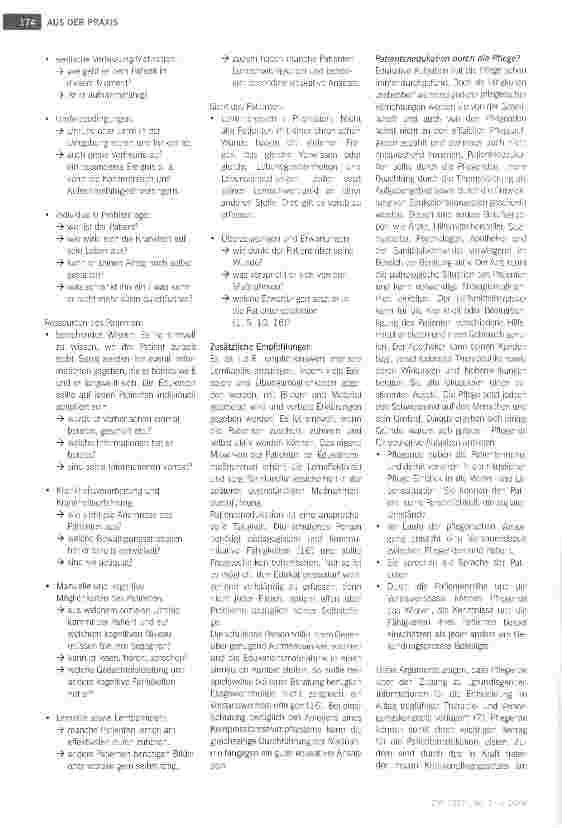 Vorschauseite 3: Patientenedukation in der Wundtherapie -eine Aufgabe für die professionelle Pflege?