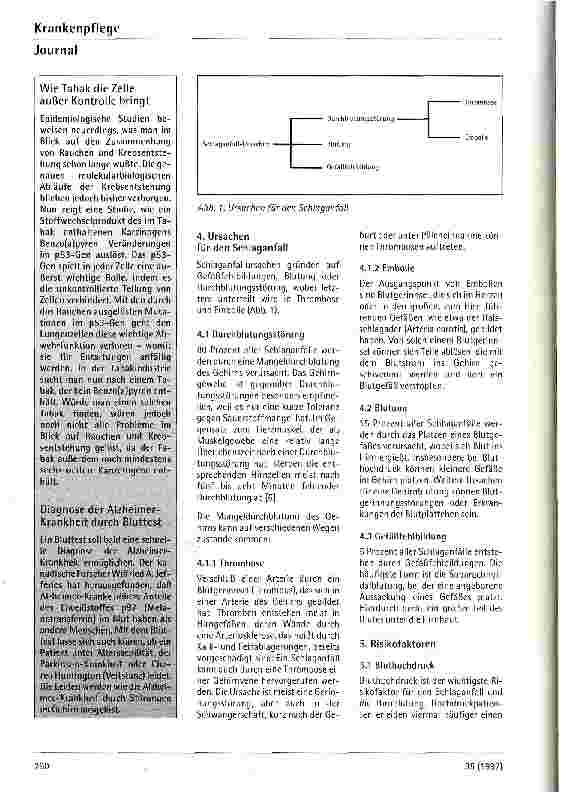 Vorschauseite 2: Cholesterinsenkung und Schlaganfallrisiko - Neue Erkenntnisse?