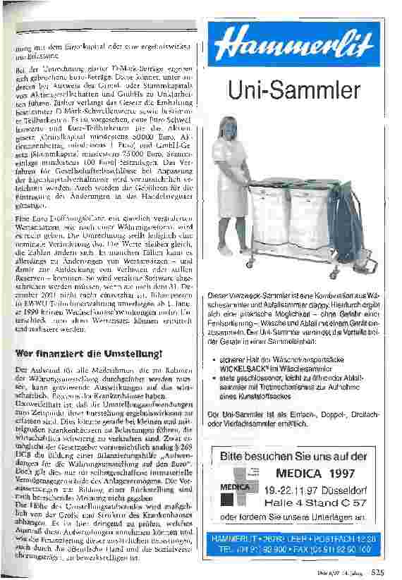 Vorschauseite 4: Die Einführung des EURO Umstellungserfordernisse im Krankenhaus