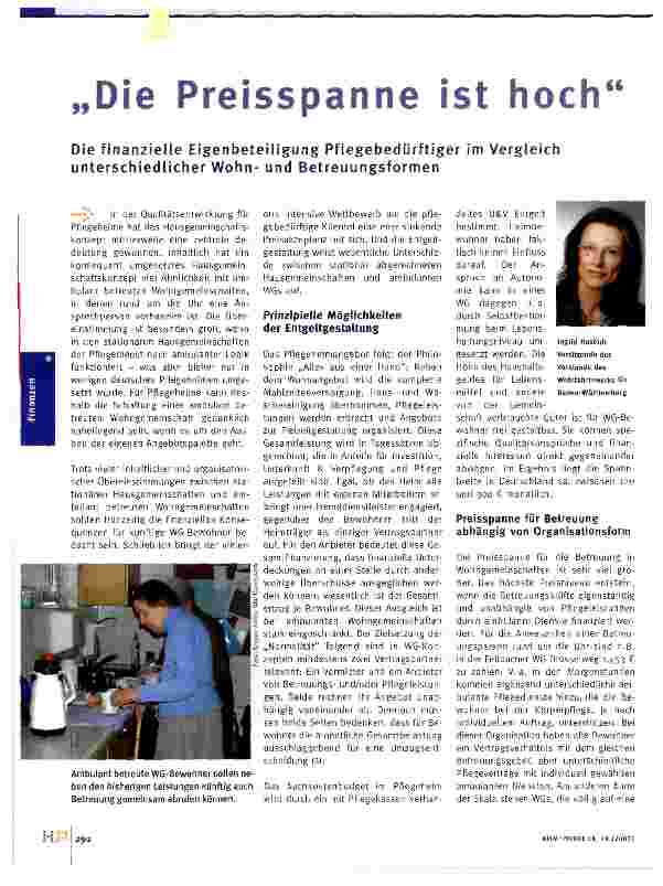 Vorschauseite 1: Die Preisspanne ist hoch