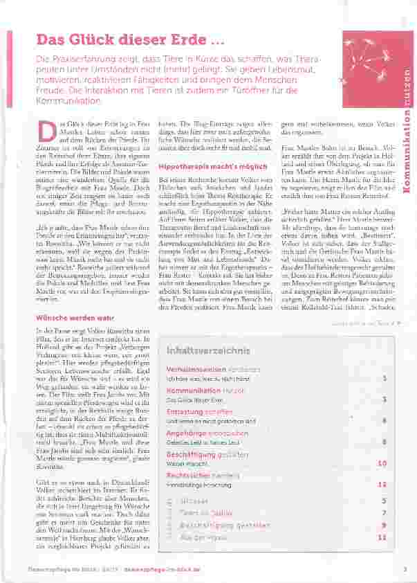 Vorschauseite 1: Das Glück dieser Erde ...