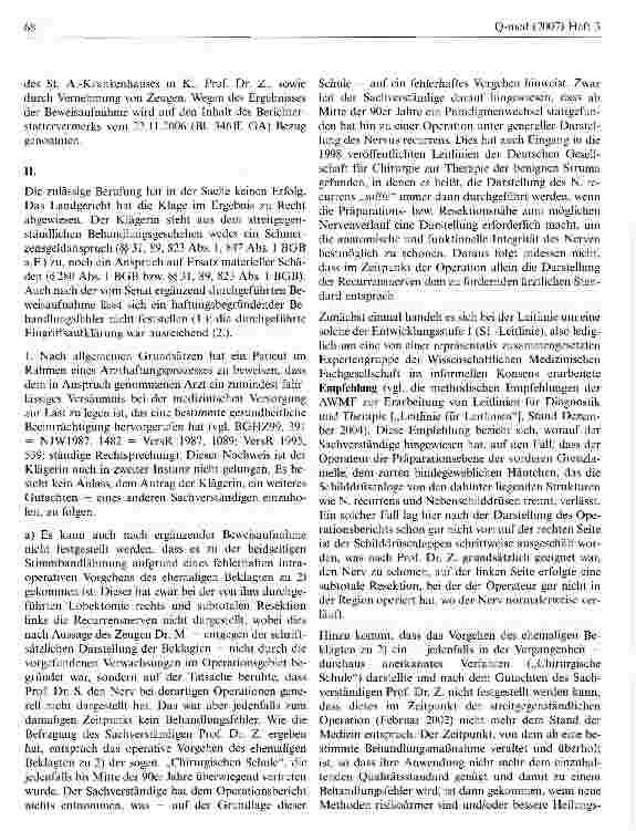 Vorschauseite 3: Bedeutung und Klassifizierung von „Leitlinien bei Schilddrüsen-OP