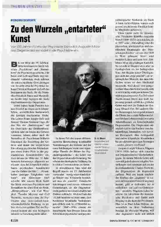 Vorschauseite 1: Zu den Wurzeln entarteter Kunst