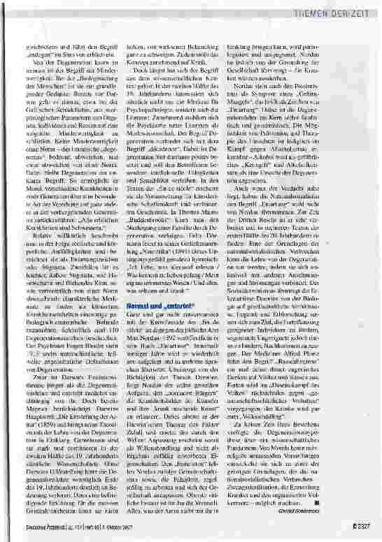 Vorschauseite 2: Zu den Wurzeln entarteter Kunst