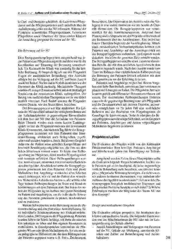 Vorschauseite 4: Nursing Unit: Pflegende koordinieren die Spitalbetreuung - eine Antwort auf neue Herausforderungen in der Akutmedizin