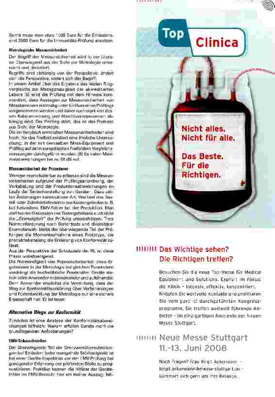 Vorschauseite 3: EMV: Alternative Prüfungen medizinischer Geräte