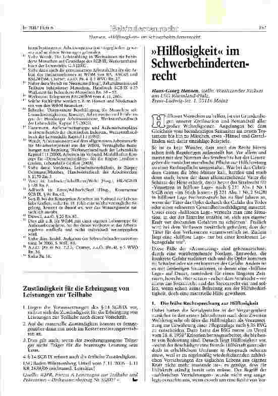 Vorschauseite 5: Unterstützung durch die Schwerbehindertenvertretung für den Übergang von Werkstattbeschäftigten in reguläre Arbeitsverhaltnisse