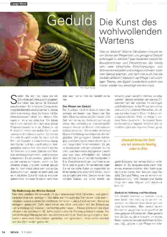 Vorschauseite 1: Die Kust des wohlwollenden Wartens