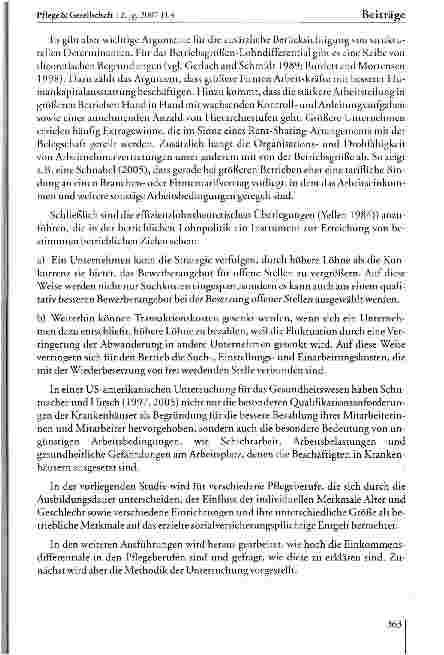 Vorschauseite 4: Arbeitseinkommen in den Gesundheitsund Krankenpflegeberufen in Deutschland 1998-2003