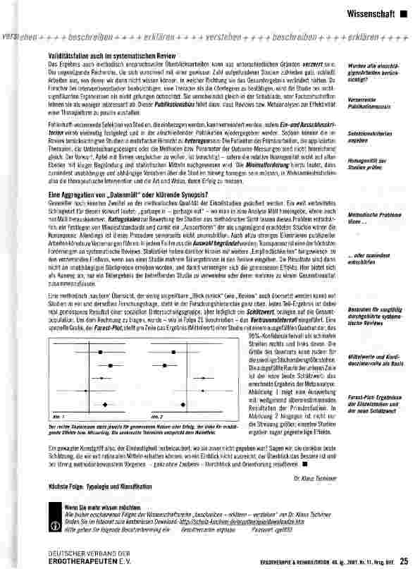 Vorschauseite 2: Folge 22: Systematische Reviews und Metaanalysen