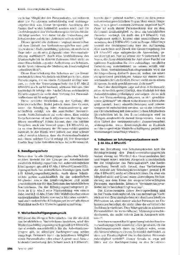 Vorschauseite 3: Ersatzmitglieder des Personalrates