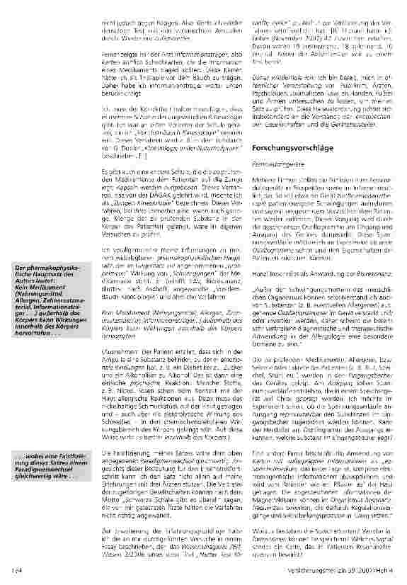 Vorschauseite 6: Quantenphysik, Medizin und Versicherungen