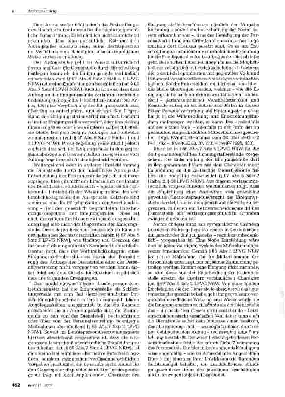 Vorschauseite 4: Rechtsprechung zum Personalvertretungsrecht