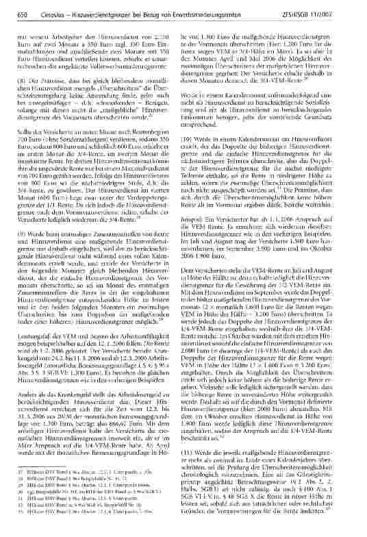 Vorschauseite 3: Hinzuverdienstgrenzen bei Bezug von Erwerbsminderungsrenten