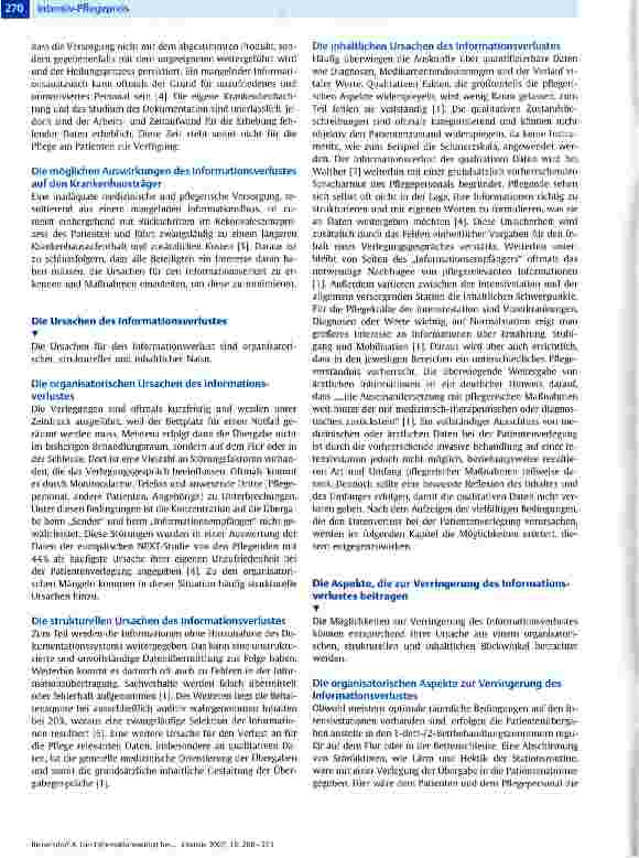 Vorschauseite 3: Der Informationsverlust bei der Patientenverlegung