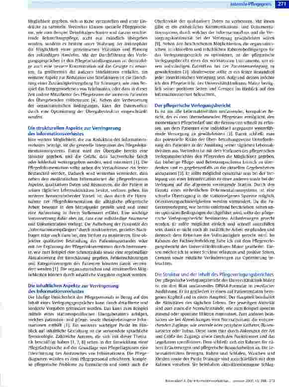 Vorschauseite 4: Der Informationsverlust bei der Patientenverlegung