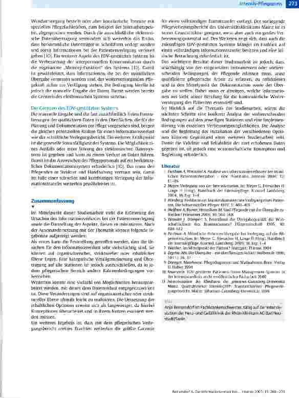 Vorschauseite 6: Der Informationsverlust bei der Patientenverlegung