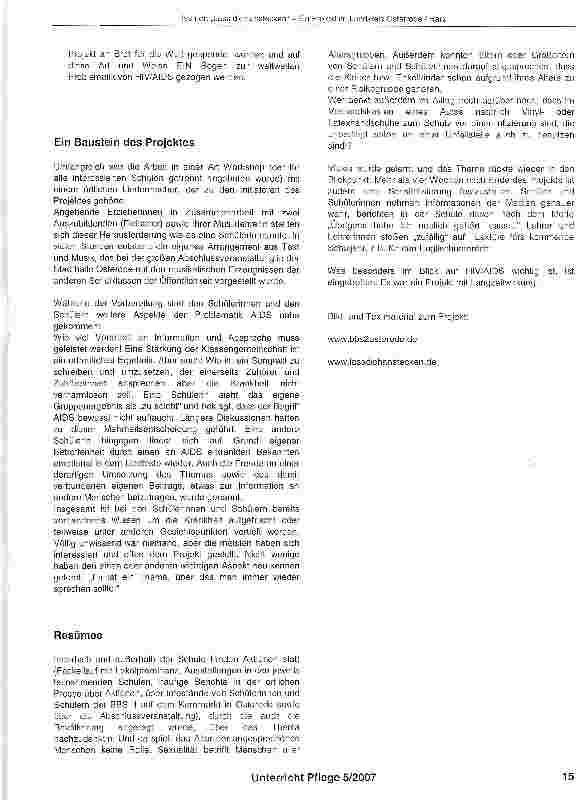 Vorschauseite 2: „Lass dich anstecken - Ein Projekt im Landkreis Osterode/Harz