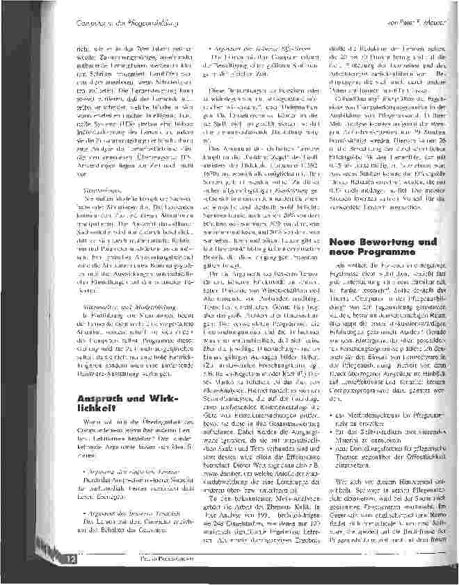Vorschauseite 2: Computer in der Pflegeausbildung