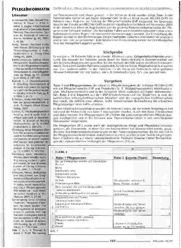 Vorschauseite 5: Übereinstimmung von Interventionsdokumentationen mit tatsächlich durchgeführten pflegerischen Leistungen