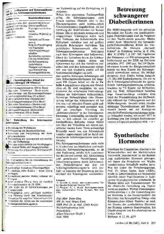 Vorschauseite 2: Schwangerenschwimmen - eine Ergänzung zur traditionellen Schwangerschaftsgymnastik