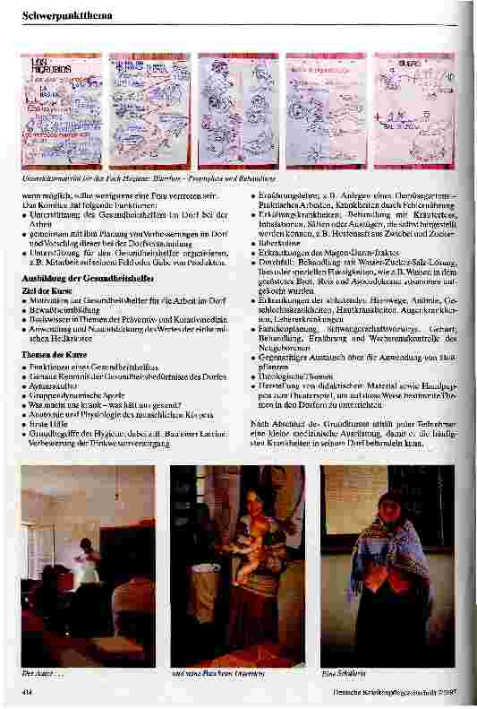 Vorschauseite 4: Aufbau eines Dorfgesundheitsprogrammes in Bolivien