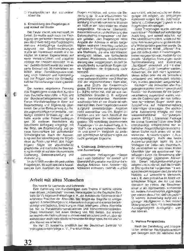 Vorschauseite 3: Heimleiteranalyse/Entwicklung, Durchführung und Auswertung der Studie zur beruflichen Situation der Leiter(innen) stationärer Einrichtg.