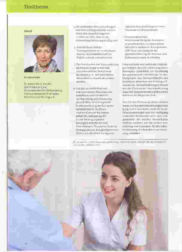 Vorschauseite 5: Advance Care Planning (ACP) - gesundheitliche Versorgungsplanung