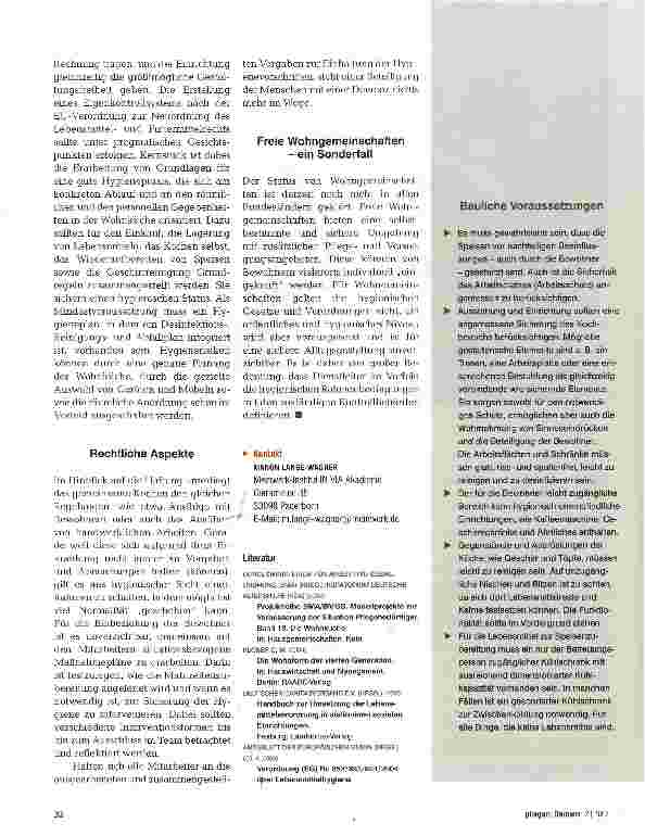 Vorschauseite 3: Gemeinsame Hausarbeit dezentral, aktivierend und hygienisch