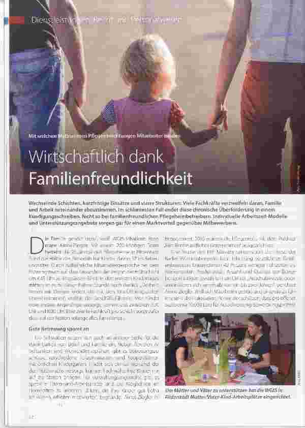 Vorschauseite 1: Wirtschaftlich dank Familienfreundlichkeit