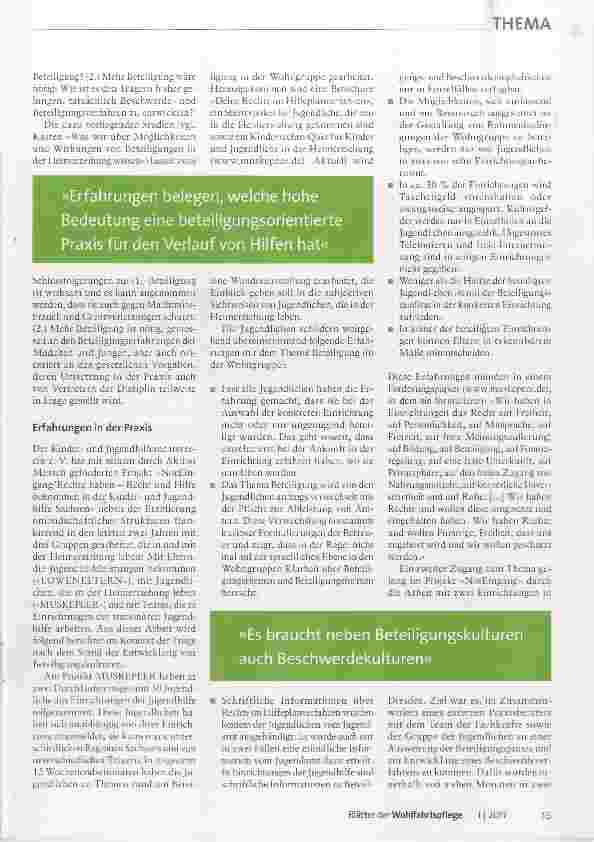 Vorschauseite 3: Beteiligung ist nötig und möglich