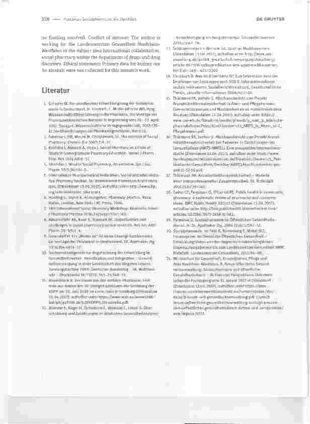 Vorschauseite 3: Sozialpharmazie: ein Überblick