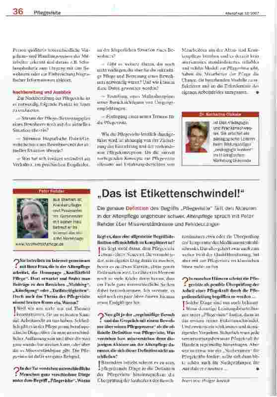 Vorschauseite 3: Regelmäßige Besuche